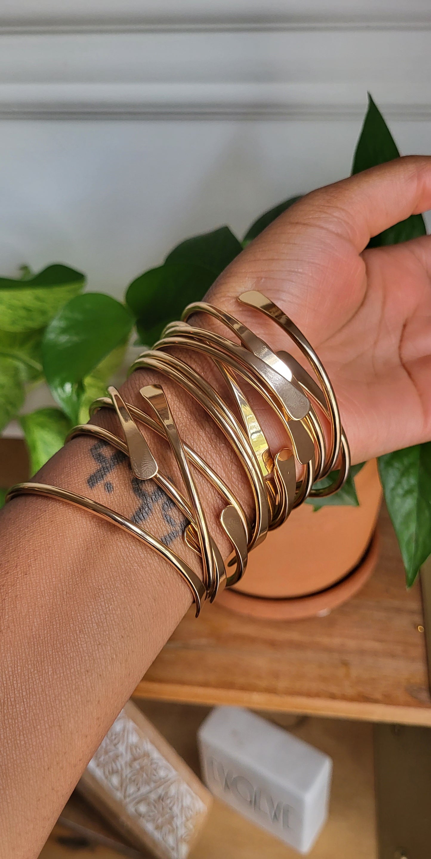 Brass Coil Bangle