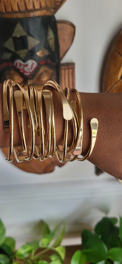 Brass Coil Bangle