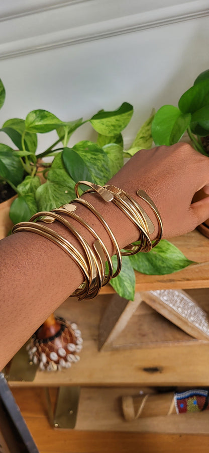 Brass Coil Bangle