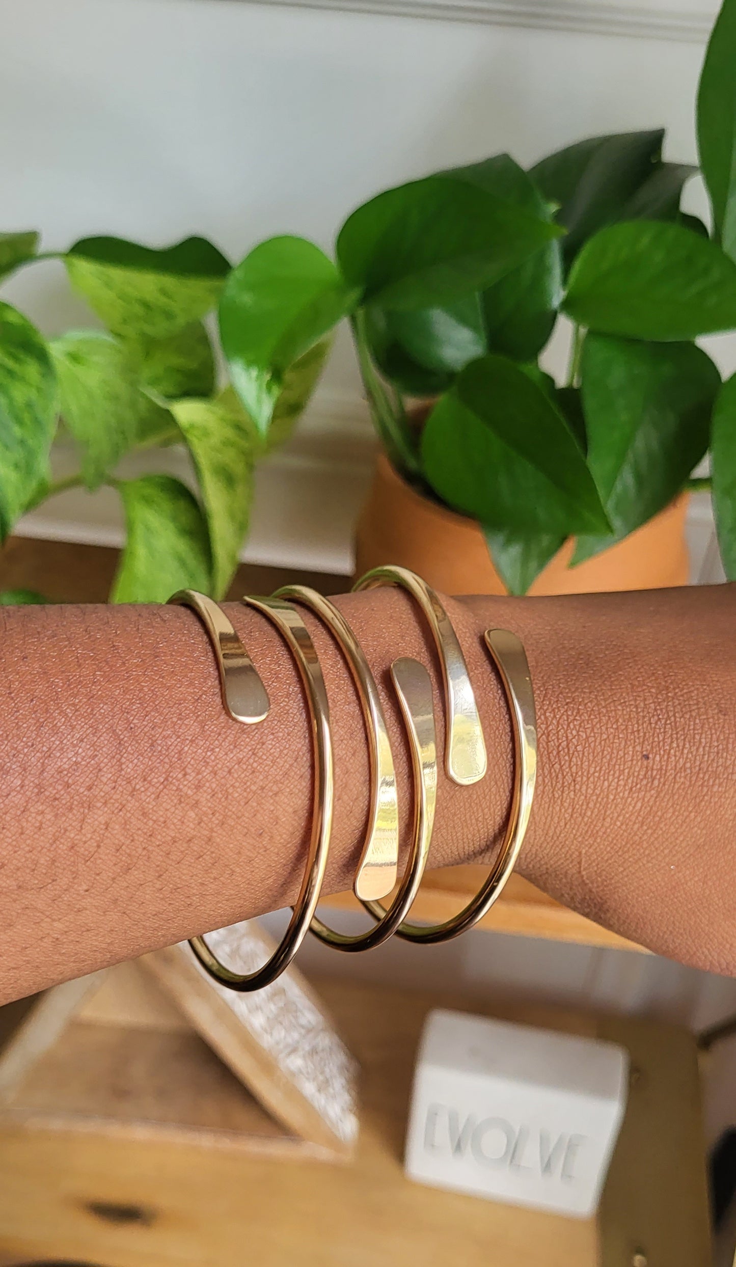 Brass Coil Bangle