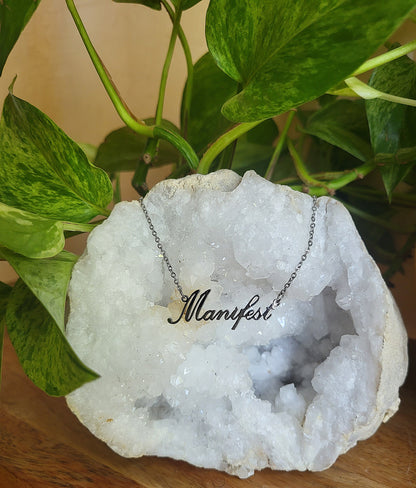 "Manifest" Pendant