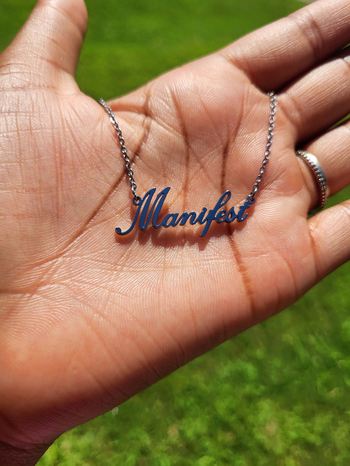 "Manifest" Pendant