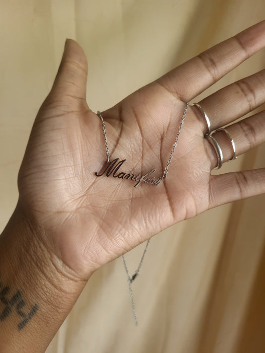 "Manifest" Pendant