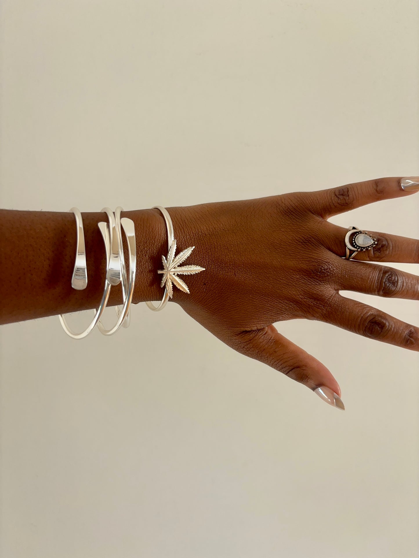 Silver "Ganja Goddess" Set