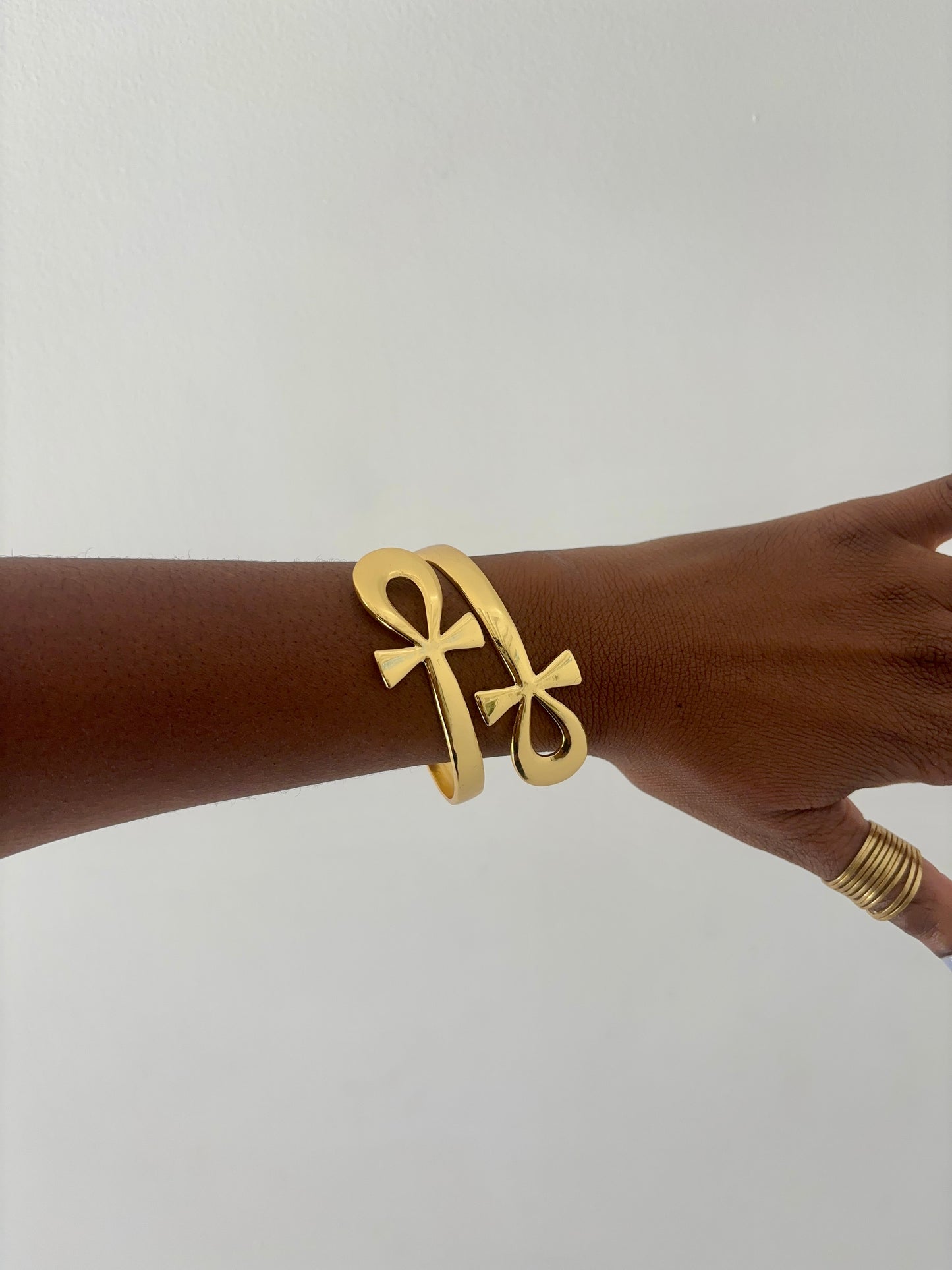 Ancient Goddess Egyptian Statement Bangles