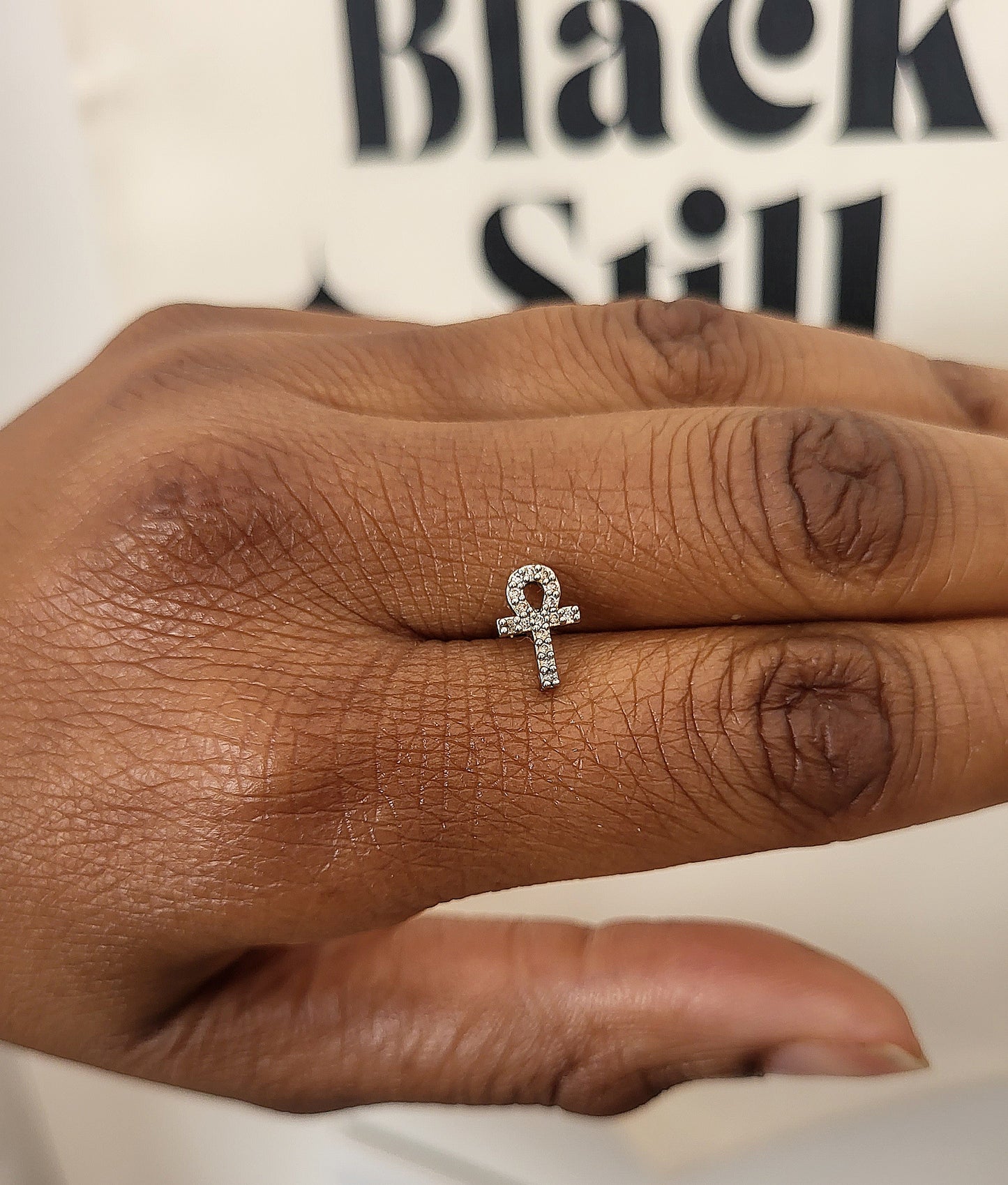 Danity Ankh Nose Stud